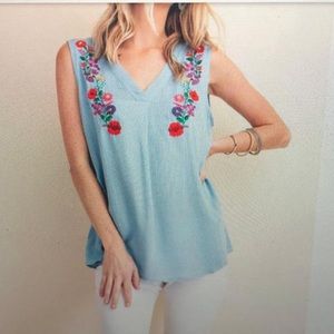 COPY - Embroidered Sleeveless